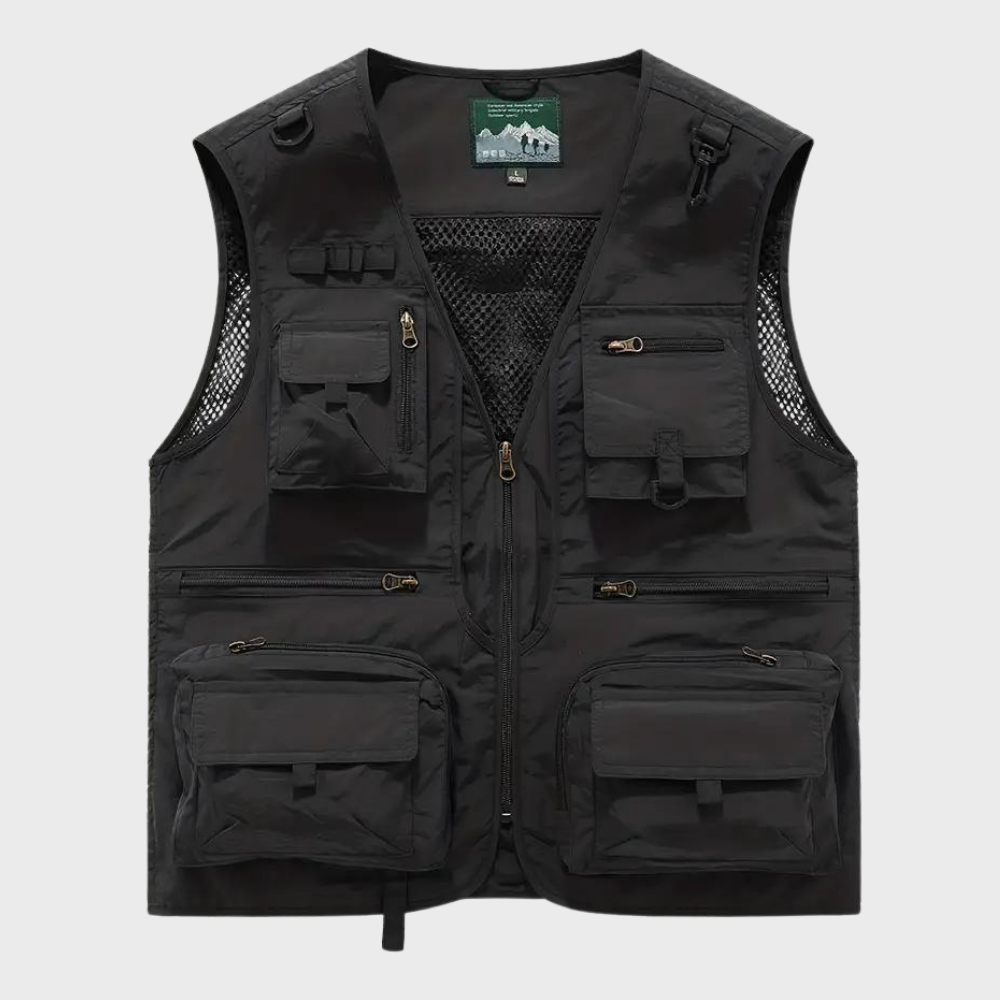 Troels | Men's Breathable Multi-Pocket Cargo Vest