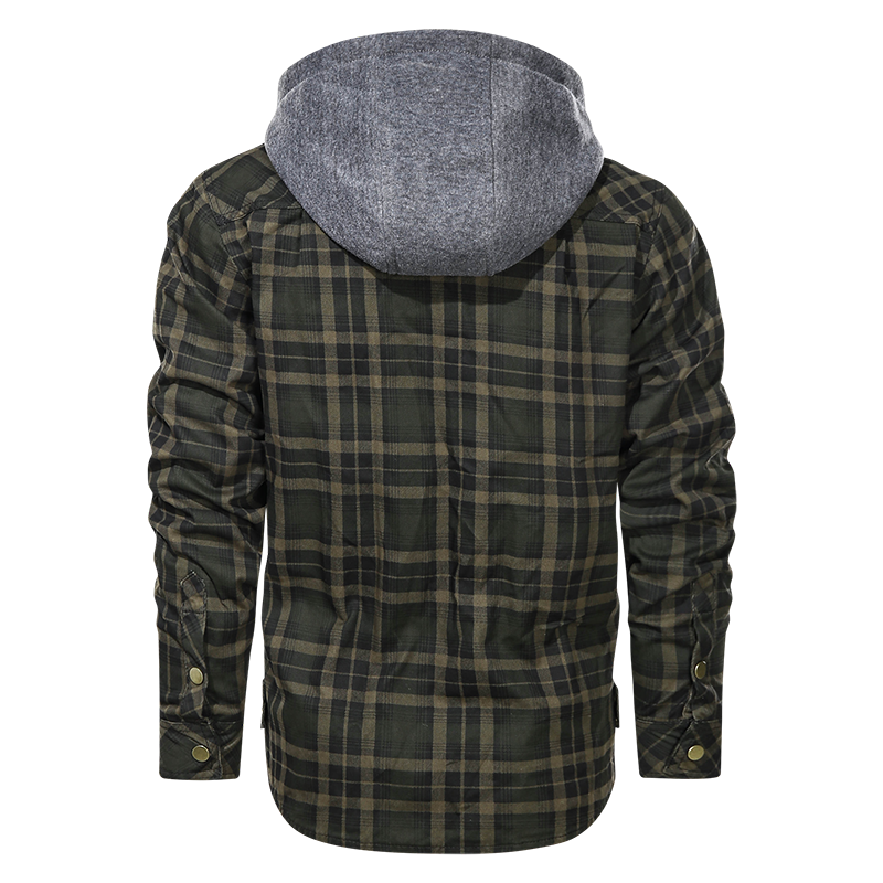 Enzo | Warm Hooded Jacket with Stylish Protection for Men